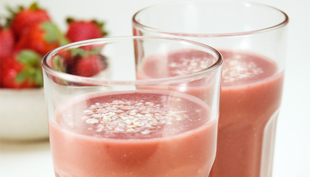 BATIDO DE FRUTILLA Y AVENA