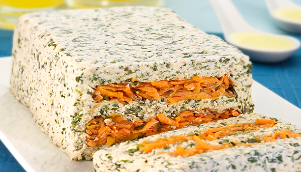 TERRINA DE ESPINACA Y AVENA