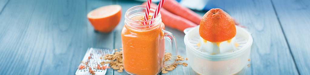 Licuado de zanahoria y naranja con Avena Quaker®