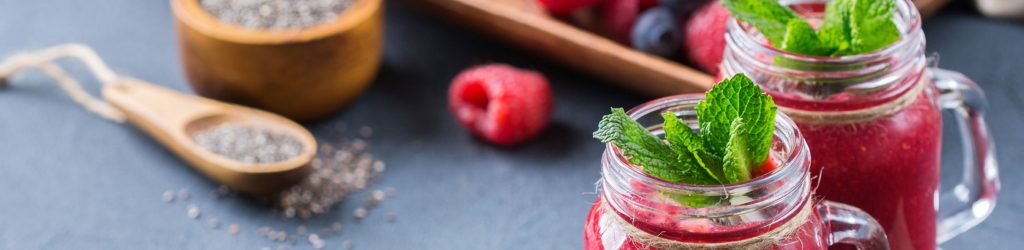 Licuado frutos rojos