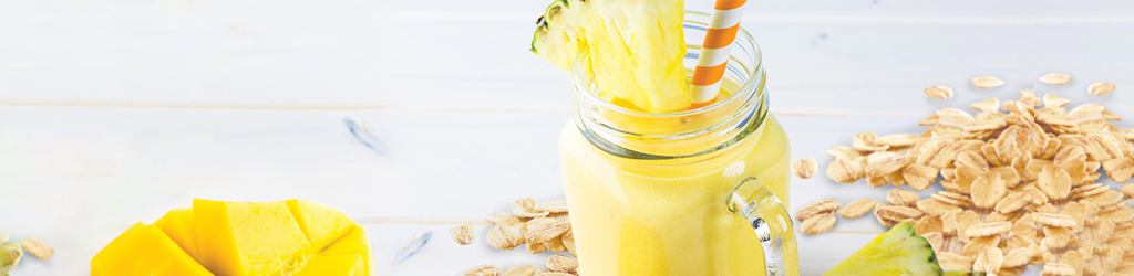 Smoothie tropical de Mango y Piña con Avena Quaker®