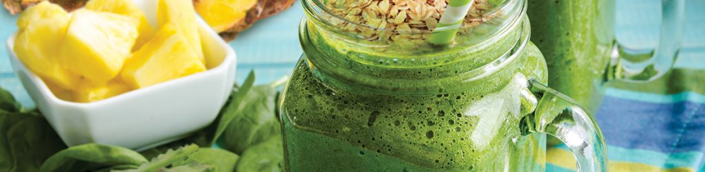 Smoothie de Piña y Nopal con Avena Quaker®